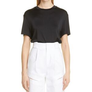 Et Ochs Womens Sophia T-Shirt Bodysuit Medium Black - NWT $695